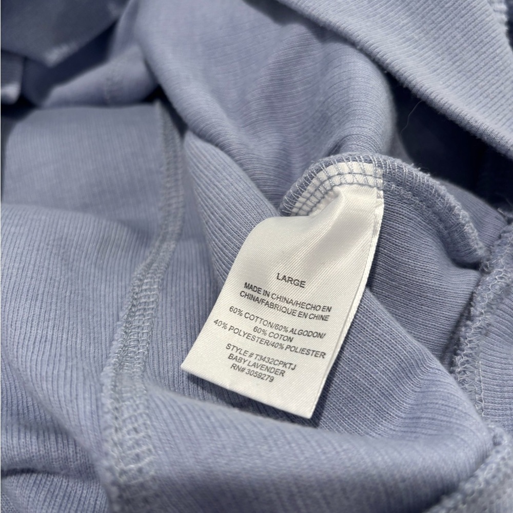 Thread & Supply Light Blue Women’s Hoodie Large - Picture 4 of 6